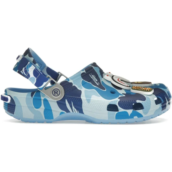 Crocs Classic Clog A Bathing Ape ABC Camo Blue