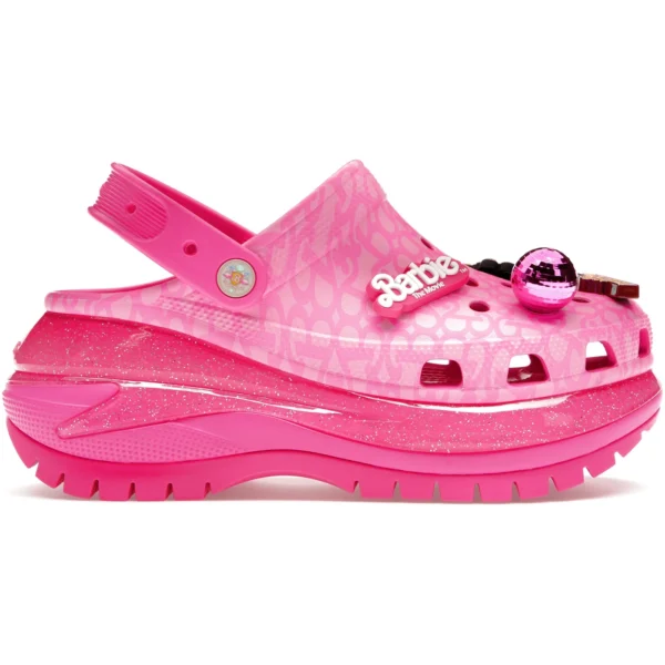 Crocs Classic Mega Crush Clog Barbie The Movie Electric Pink