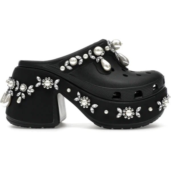 Crocs Siren Clog Simone Rocha Spiked Black