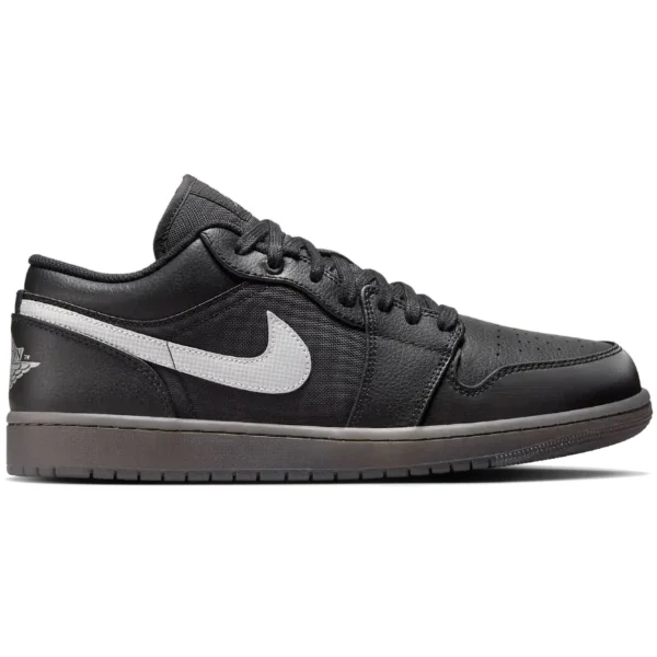 Jordan 1 Low Black White Dark Smoke Grey