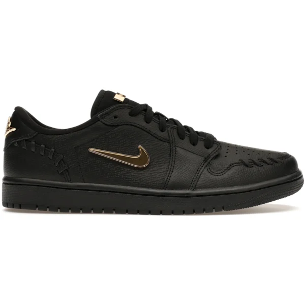 Jordan 1 Low Method of Make Black Metallic Gold (Women’s)