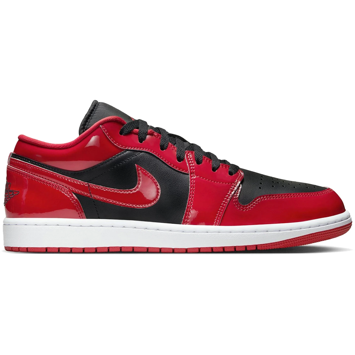 Jordan 1 Low SE Patent Varsity Red Black 2 Jordan 1 Low SE Patent Varsity Red Black 1