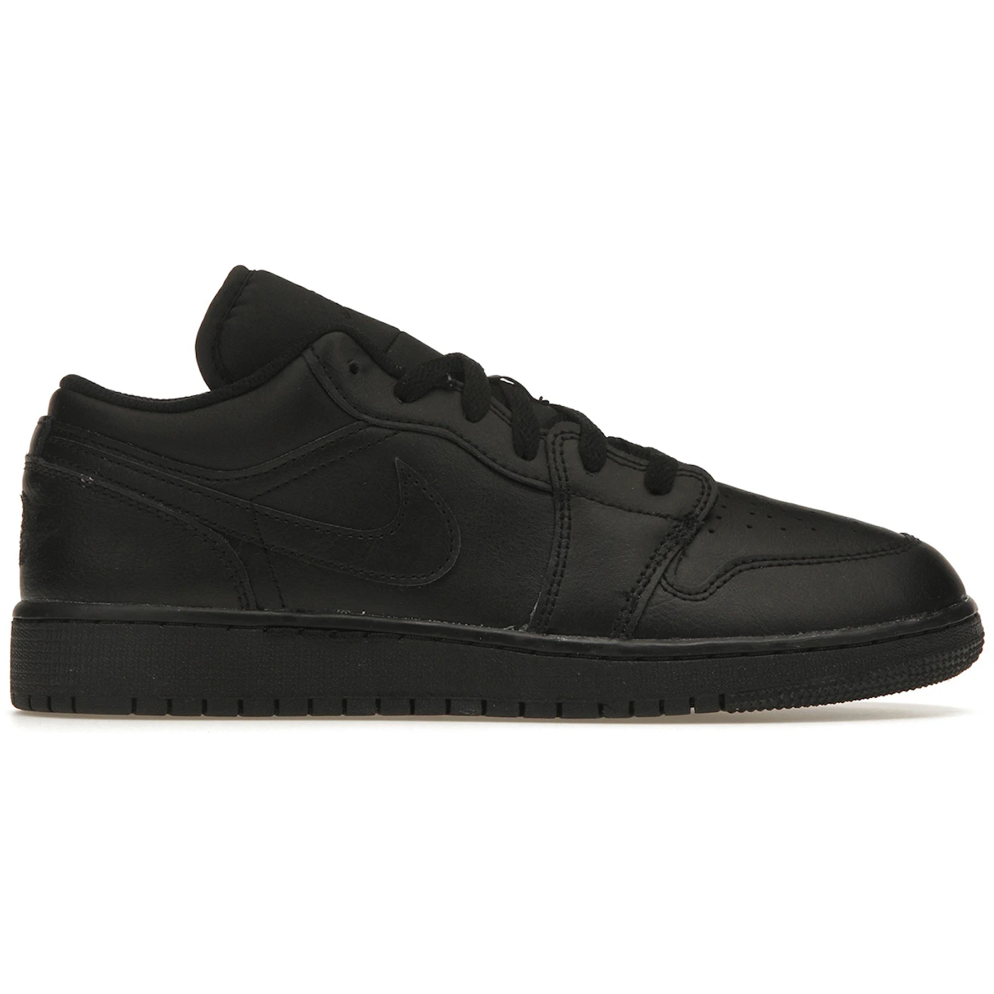 Jordan 1 Low Triple Black (2022) (GS) 1 Jordan 1 Low Triple Black 2022 GS 1