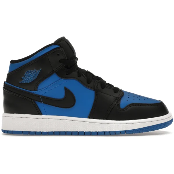 Jordan 1 Mid Black Royal Blue (GS)