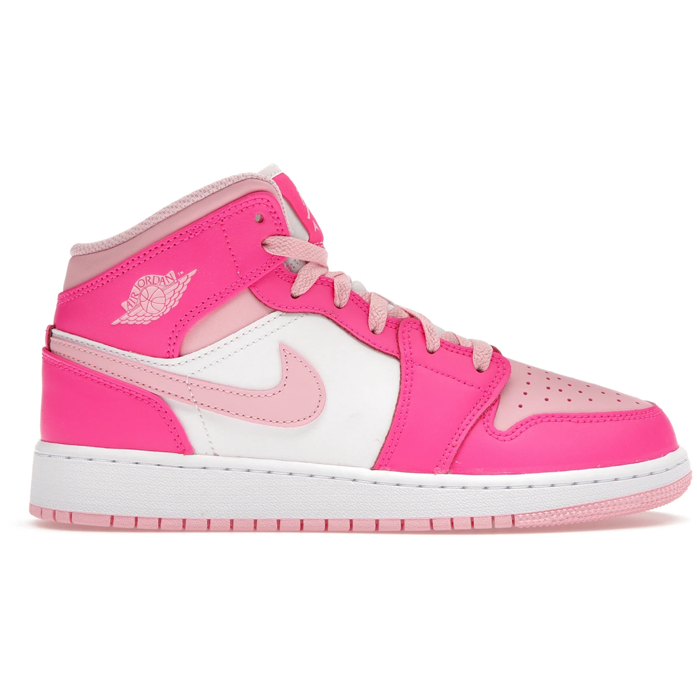 Jordan 1 Mid Fierce Pink (GS) 2 Jordan 1 Mid Fierce Pink GS 1