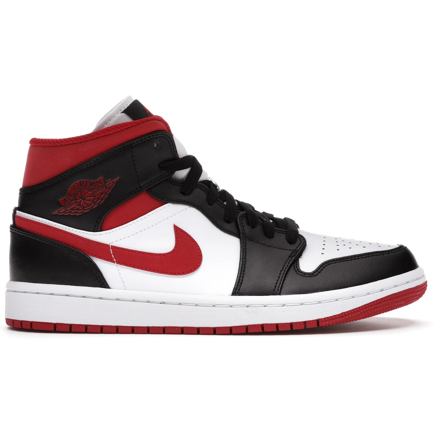 Jordan 1 Mid Gym Red Black White 2 Jordan 1 Mid Gym Red Black White 1