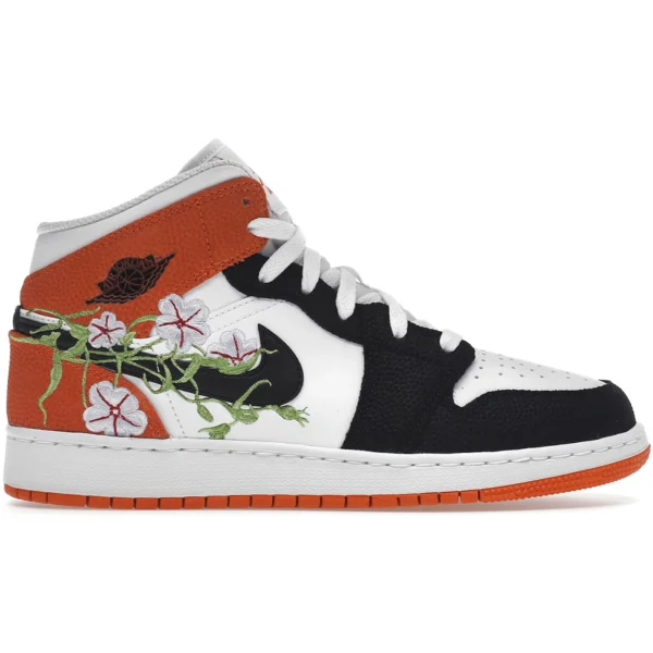 Jordan 1 Mid SE Basketball Blossom (GS)