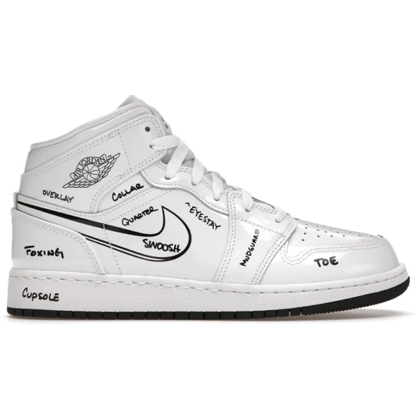 Jordan 1 Mid Schematic (GS)