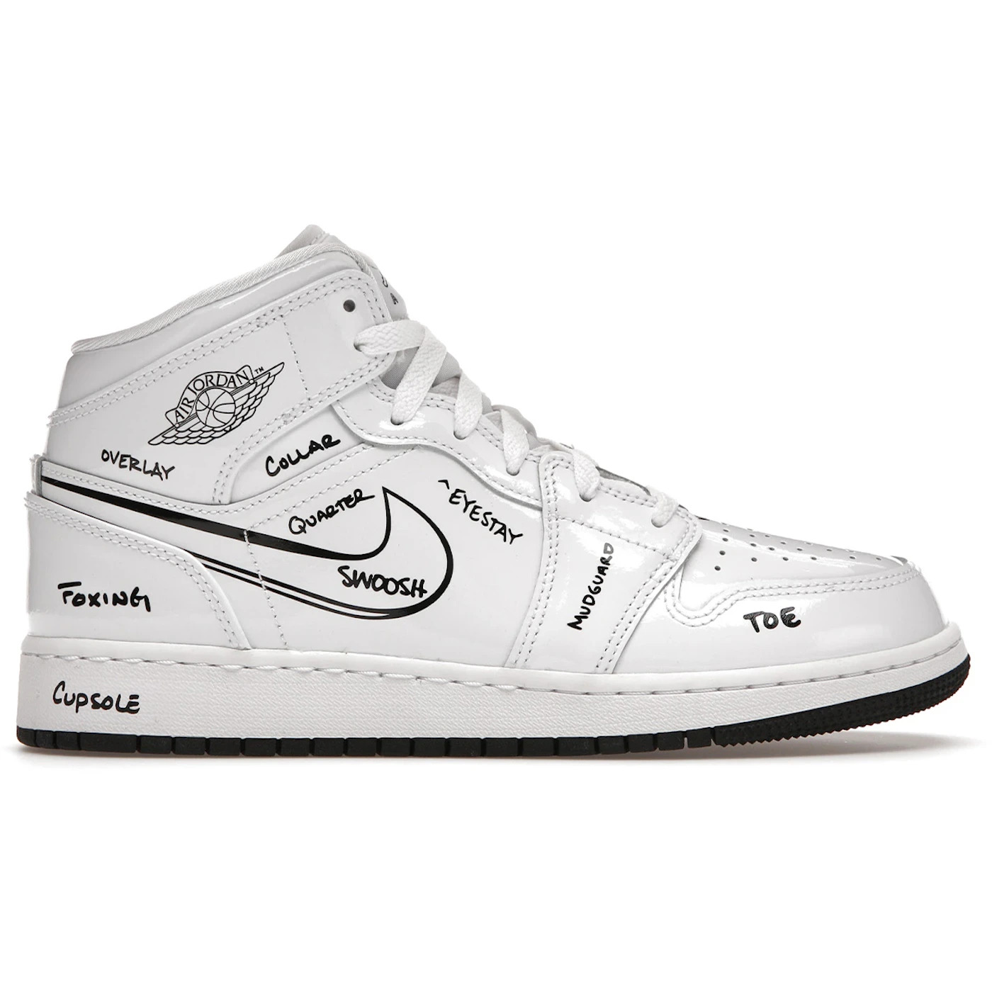 Jordan 1 Mid Schematic (GS) 2 Jordan 1 Mid Schematic GS 1