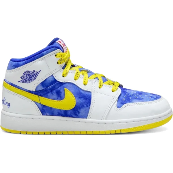 Jordan 1 Mid Sneaker School Be Tall In Your Thinking (GS)