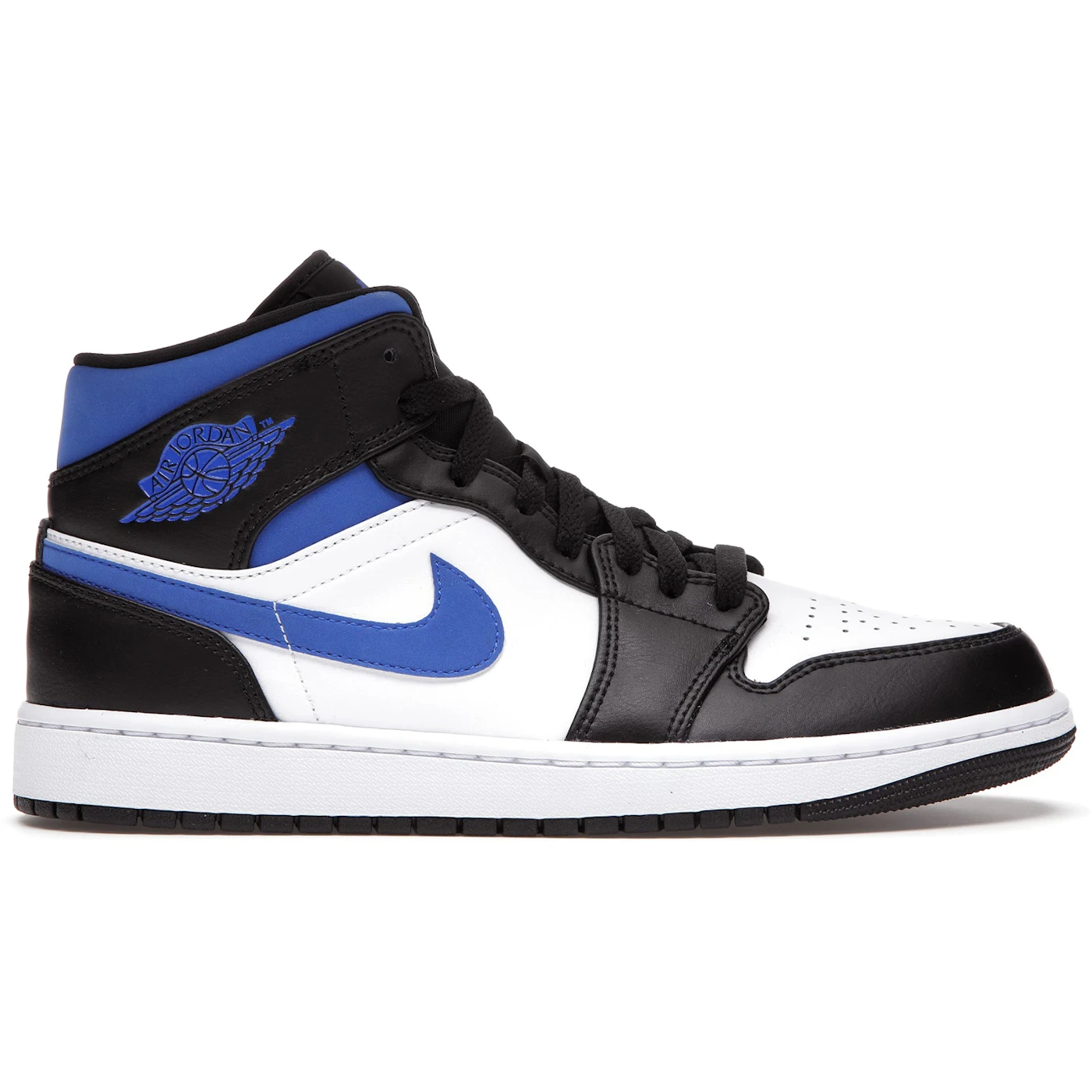 Jordan 1 Mid White Black Racer Blue 1 Jordan 1 Mid White Black Racer Blue 1