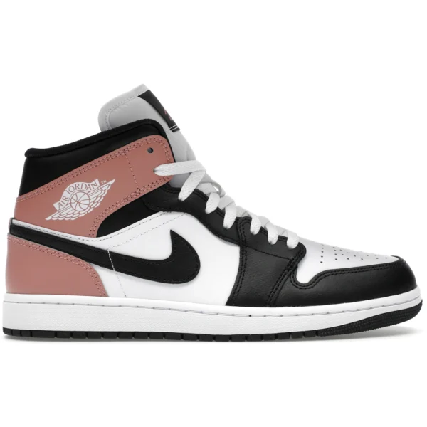 Jordan 1 Mid White Rust Pink Black