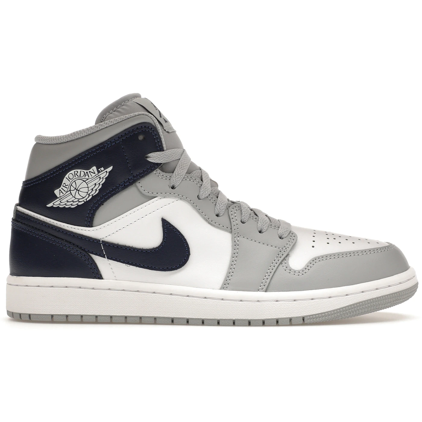 Jordan 1 Mid Wolf Grey Midnight Navy 1