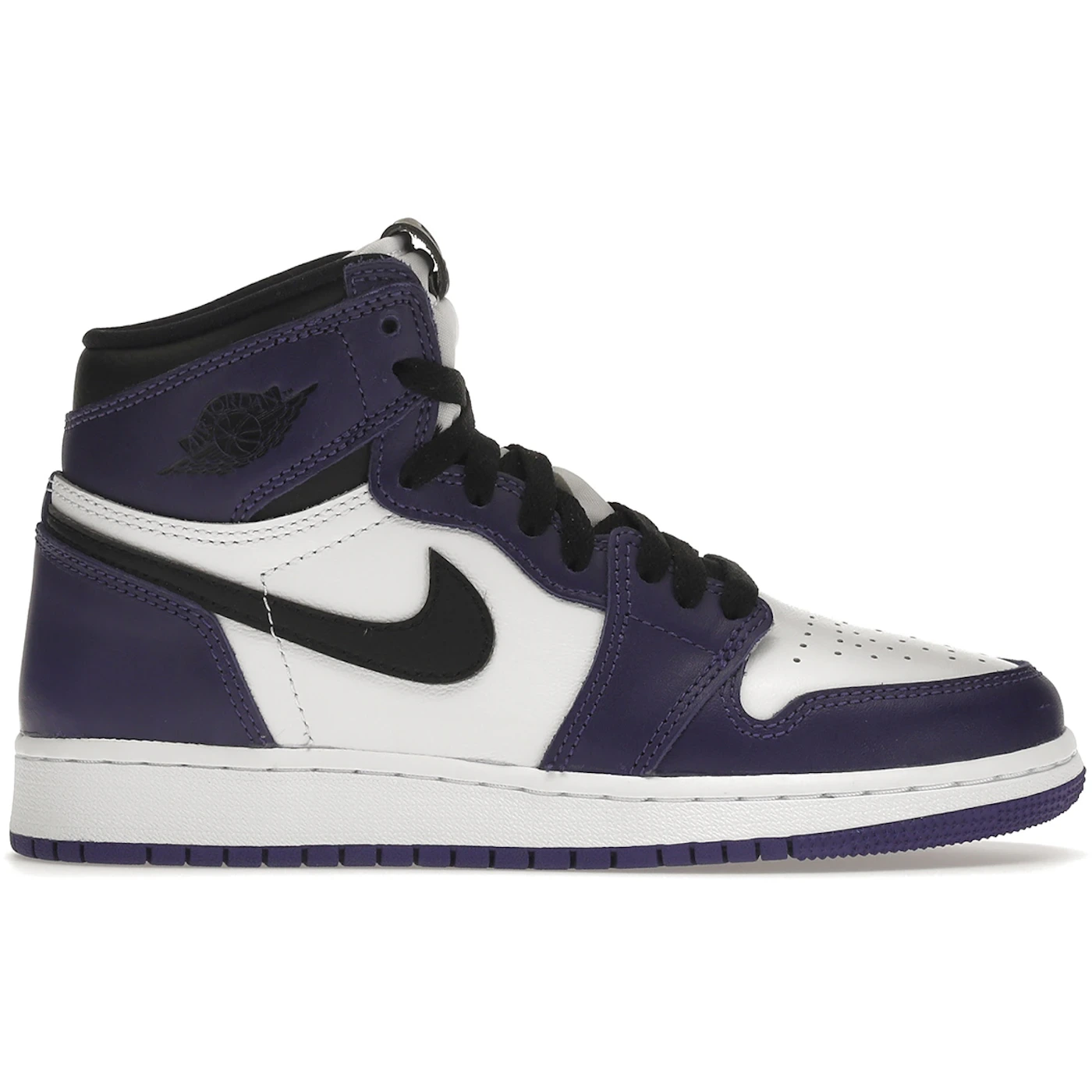 Jordan 1 Retro High Court Purple White (GS) 1 Jordan 1 Retro High Court Purple White GS 1