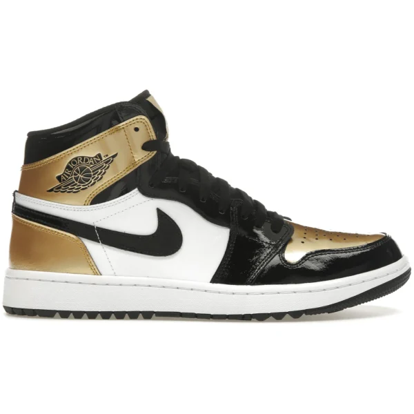 Jordan 1 Retro High Golf Patent Gold Toe