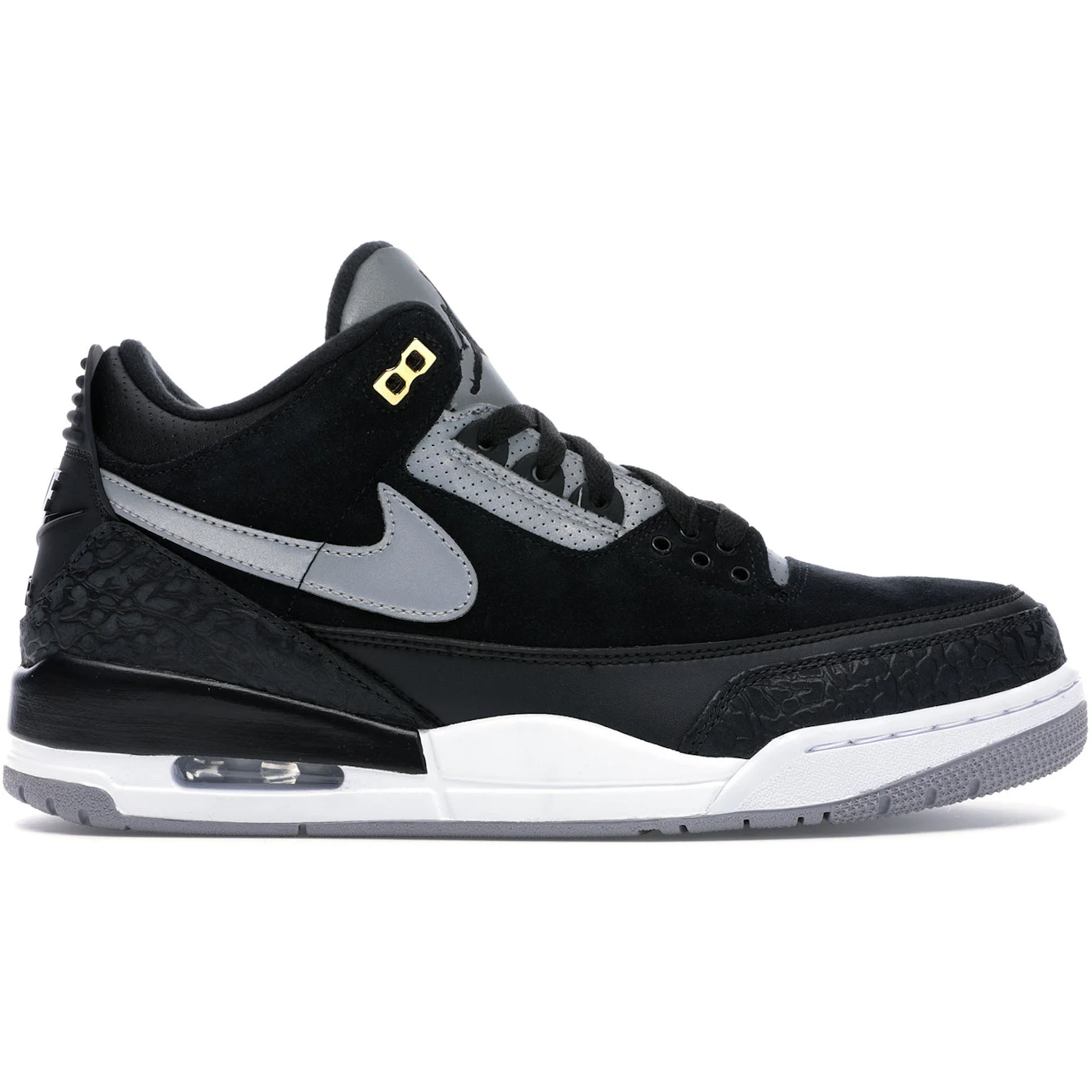 Jordan 3 Retro Tinker Black Cement Gold 1