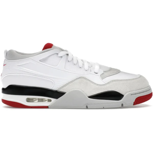 Jordan 4 RM White Fire Red