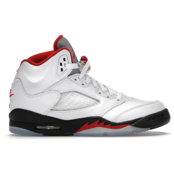 Jordan 5 Retro Fire Red Silver Tongue (2020) (GS)
