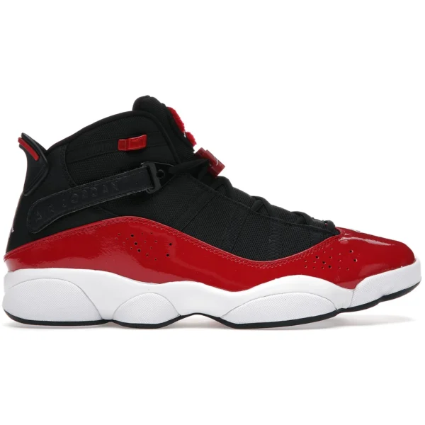 Jordan 6 Rings Black Gym Red White