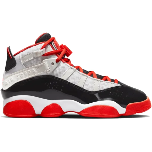 Jordan 6 Rings White Black Team Orange (GS)