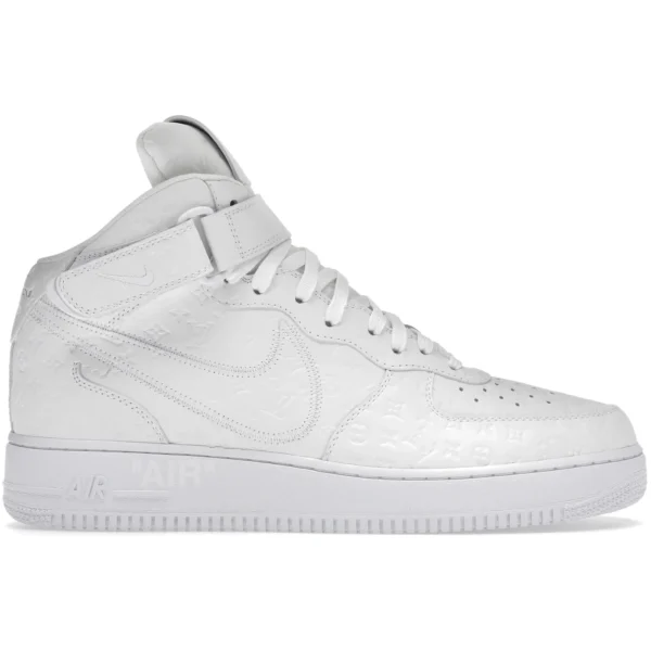 Louis Vuitton Nike Air Force 1 Mid By Virgil Abloh White