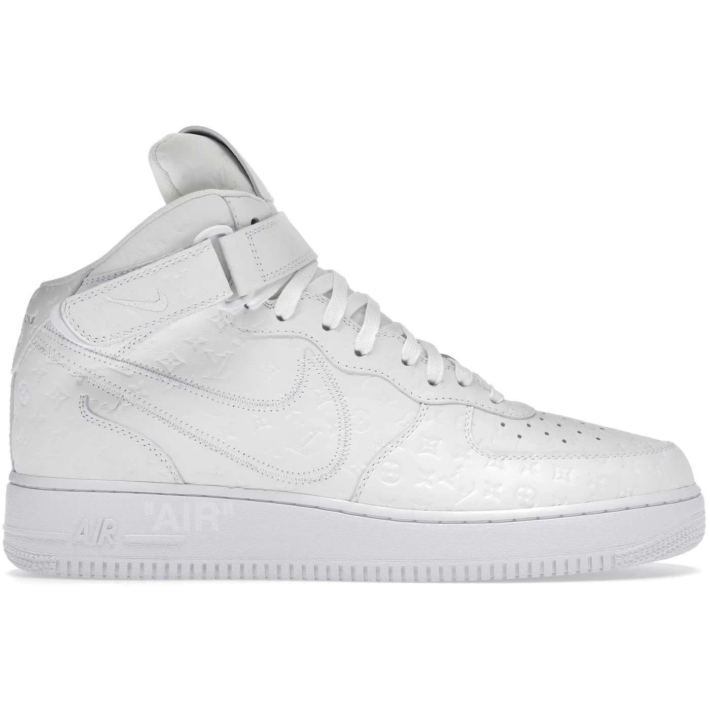 Louis Vuitton Nike Air Force 1 Mid By Virgil Abloh White