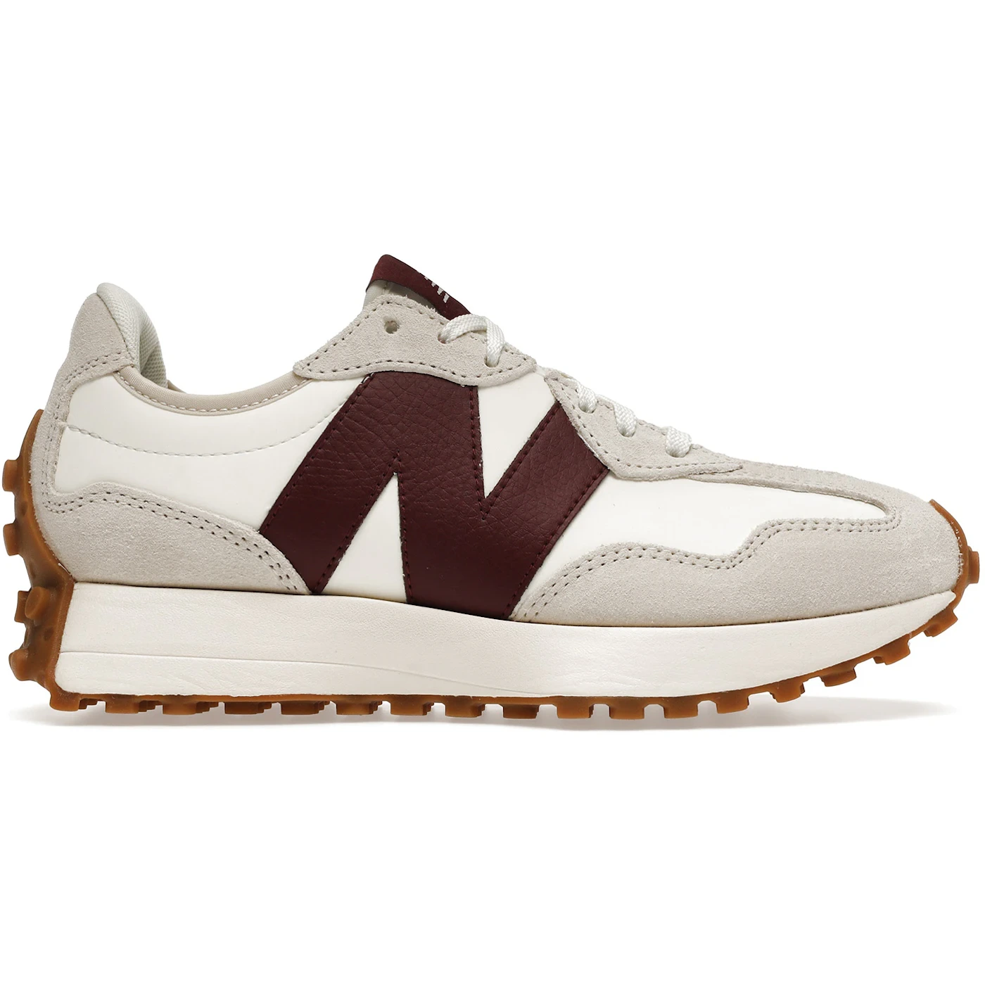 New Balance 327 Moonbeam Classic Burgundy Womens 1