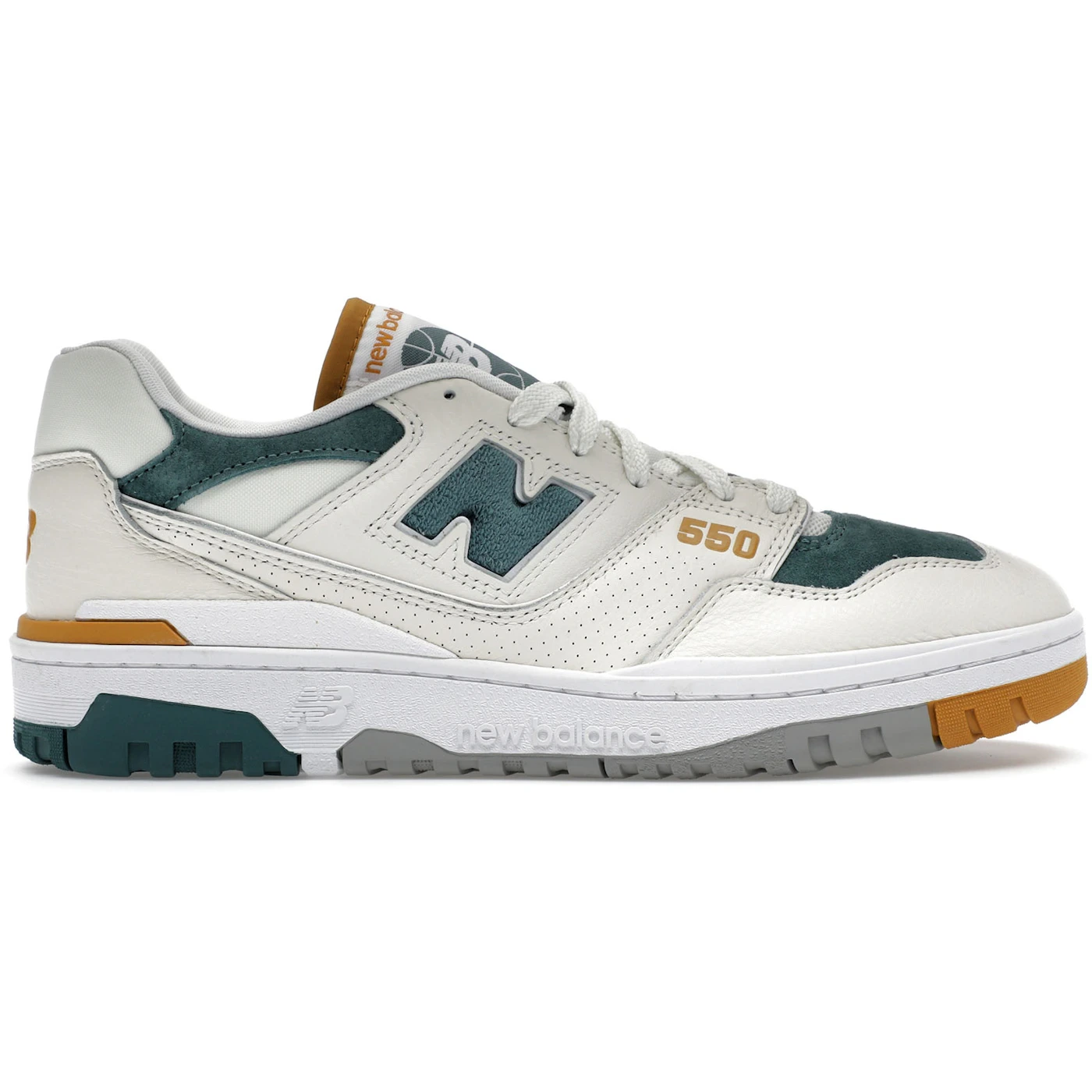 New Balance 550 Green Mustard 1