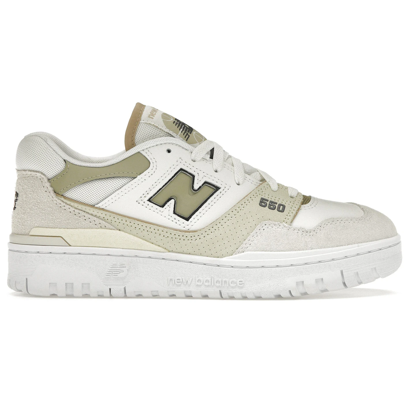 New Balance 550 Sea Salt Olive (Women's) 1 New Balance 550 Sea Salt Olive Womens 1