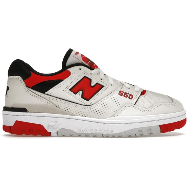 New Balance 550 Sea Salt True Red