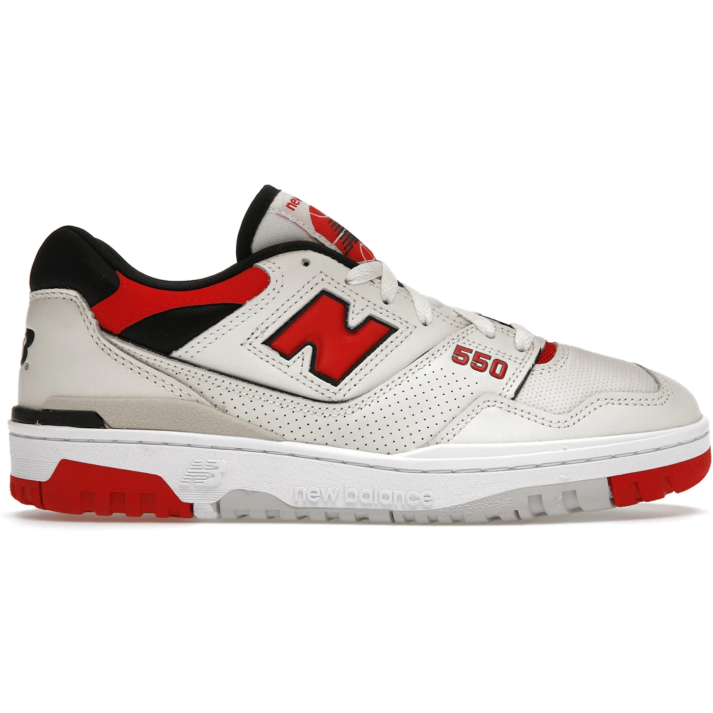 New Balance 550 Sea Salt True Red 1