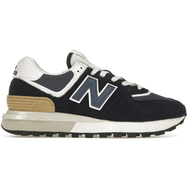 New Balance 574 Navy White Beige