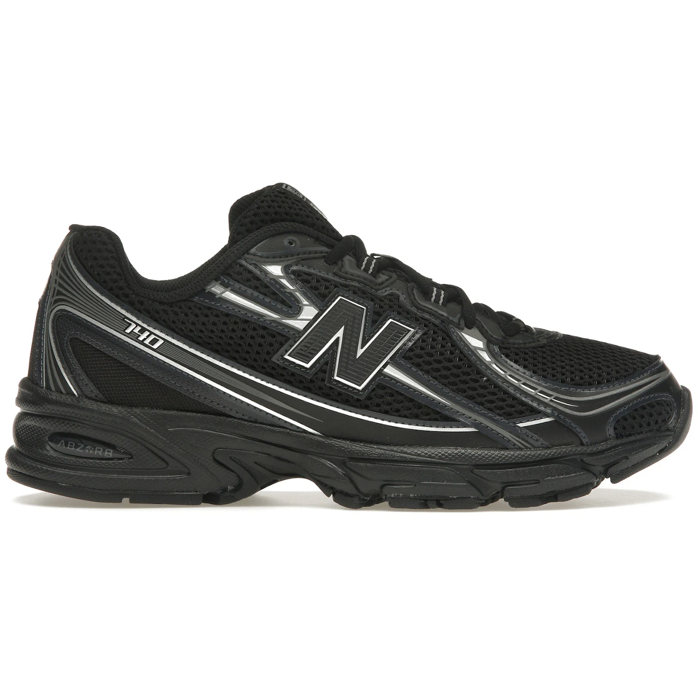New Balance 740v2 Black Grey Silver 1