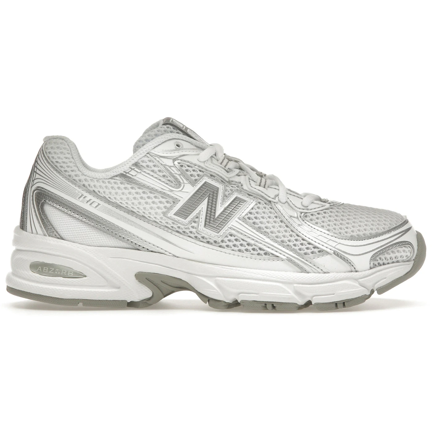 New Balance 740v2 White Silver Reflection 2 New Balance 740v2 White Silver Reflection 1