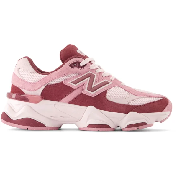 New Balance 9060 Pink Granite Washed Burgundy (GS)