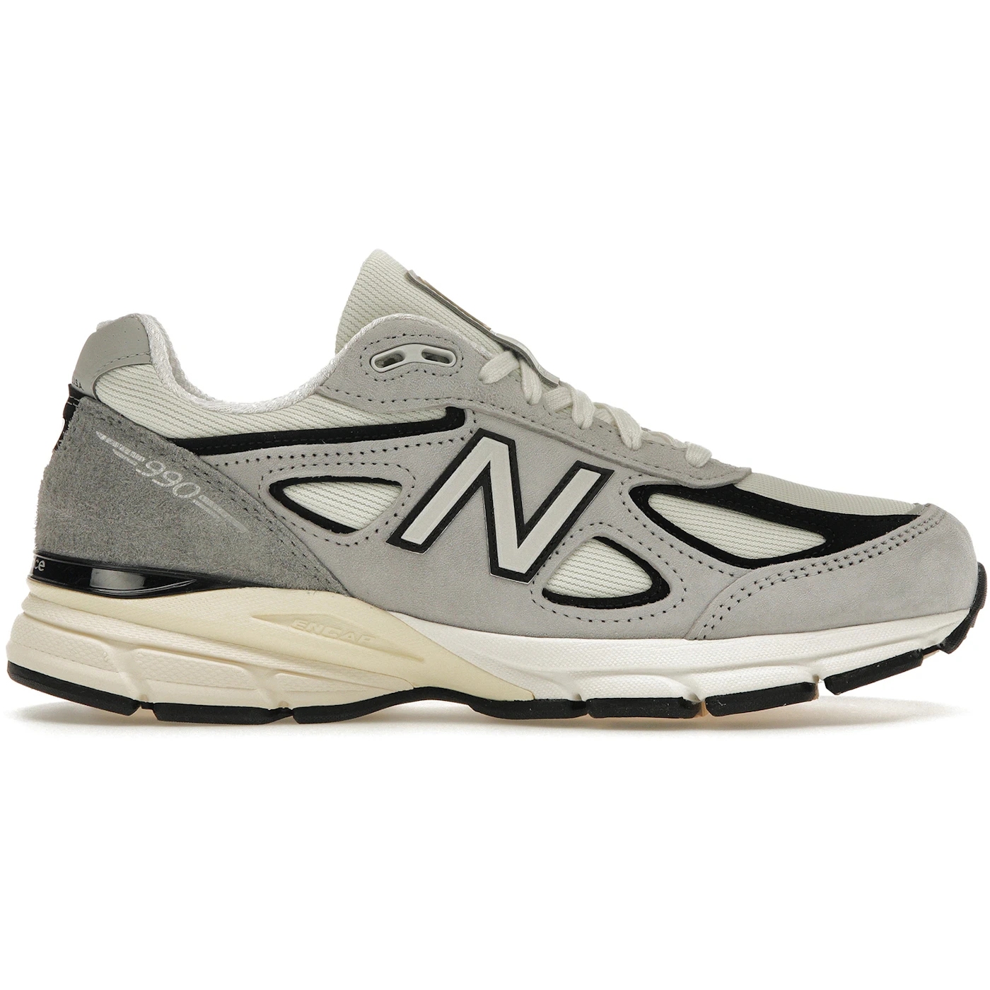New Balance 990v4 MiUSA Teddy Santis Grey Black Cream 2 New Balance 990v4 MiUSA Teddy Santis Grey Black Cream 1