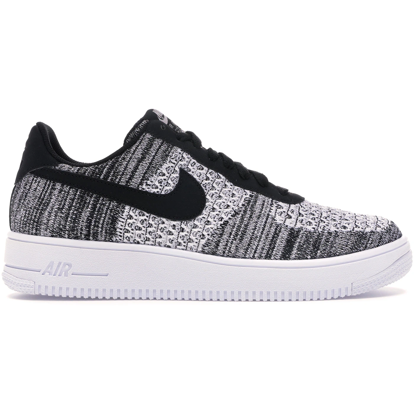 Nike Air Force 1 Flyknit 2 Black Pure Platinum 1