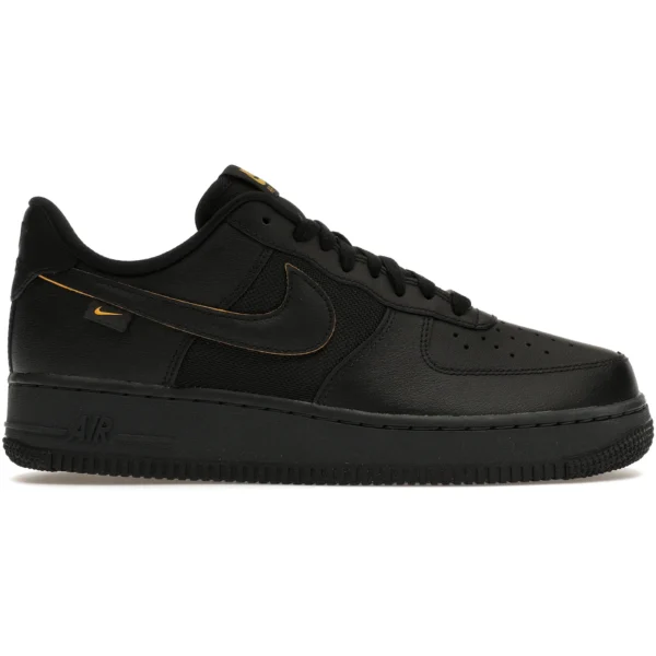 Nike Air Force 1 Low ’07 Ballistic Mesh Black University Gold