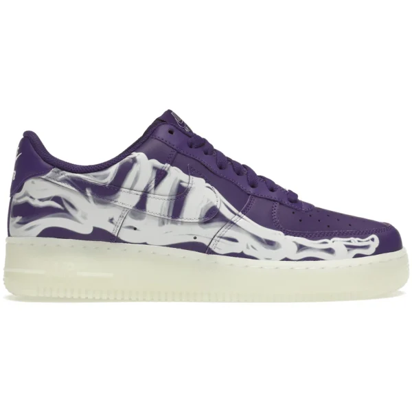 Nike Air Force 1 Low ’07 QS Purple Skeleton Halloween (2021)