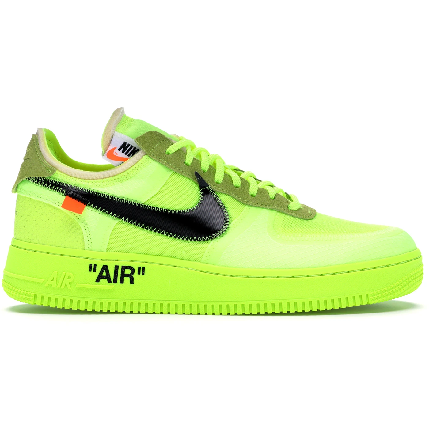 Nike Air Force 1 Low Off White Volt 1