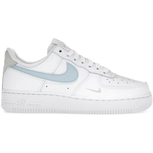 Nike Air Force 1 Low White Light Armory Blue Mini Swoosh (Women’s)