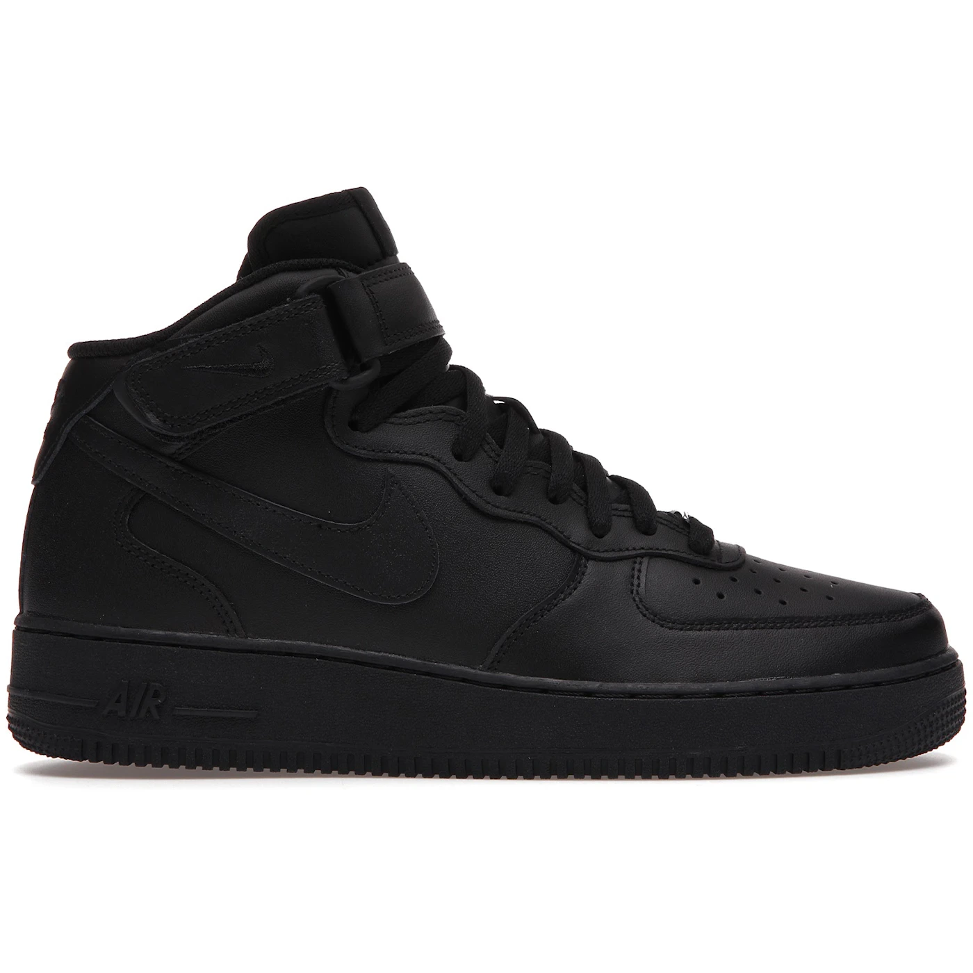 Nike Air Force 1 Mid '07 Black 3 Nike Air Force 1 Mid '07 Black