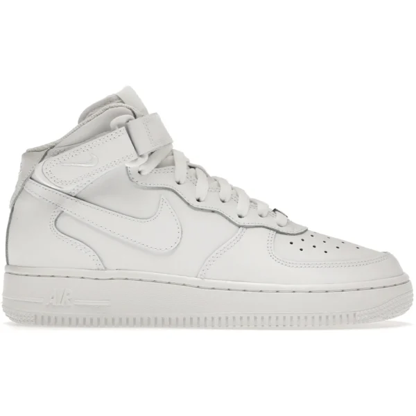 Nike Air Force 1 Mid LE Triple White (GS)