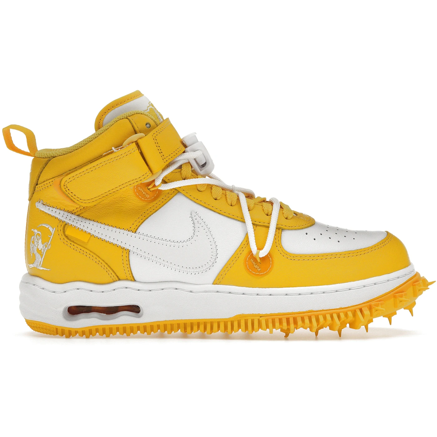Nike Air Force 1 Mid SP Off White Varsity Maize 1