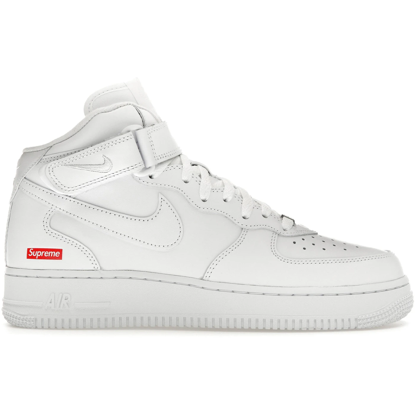 Nike Air Force 1 Mid Supreme White 1