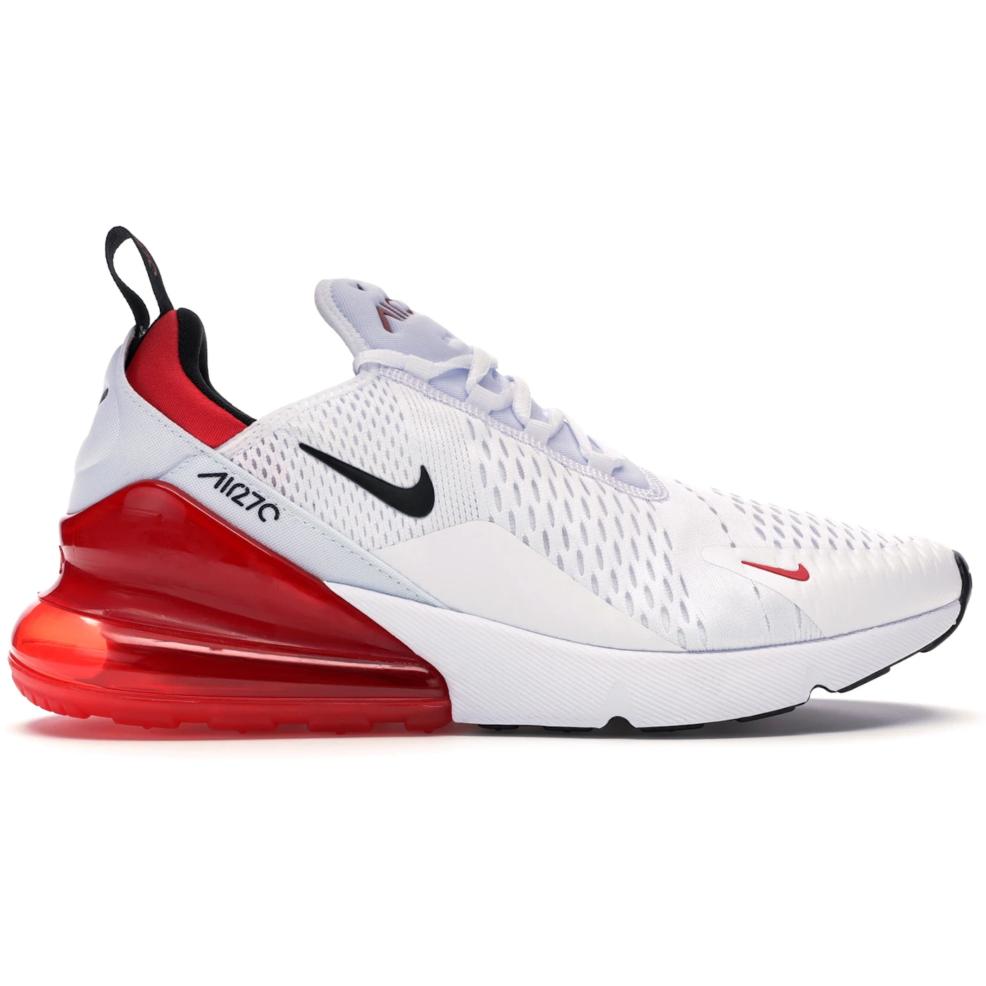 Nike Air Max 270 White Black University Red 1