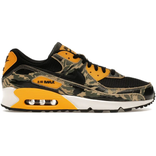 Nike Air Max 90 Premium Black University Gold Camo