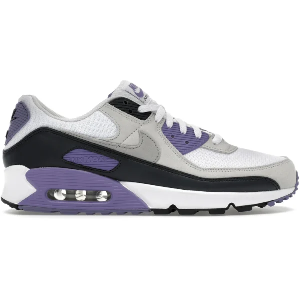 Nike Air Max 90 White Dusty Amethyst Photon Dust Light Smoke Grey