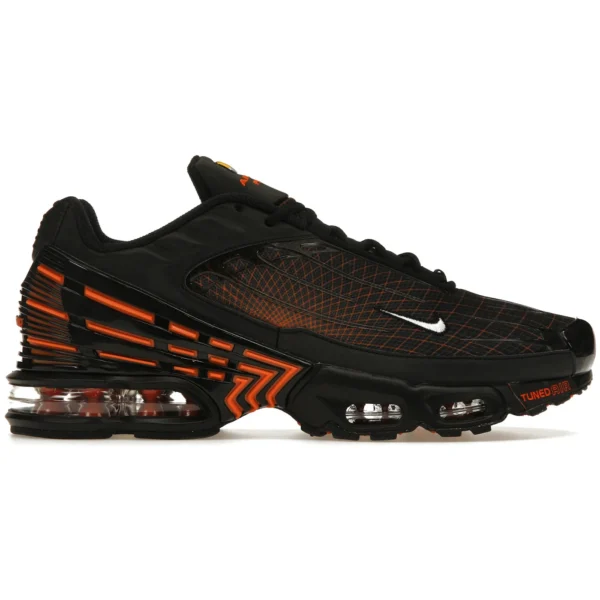 Nike Air Max Plus 3 Black Orange Spirograph