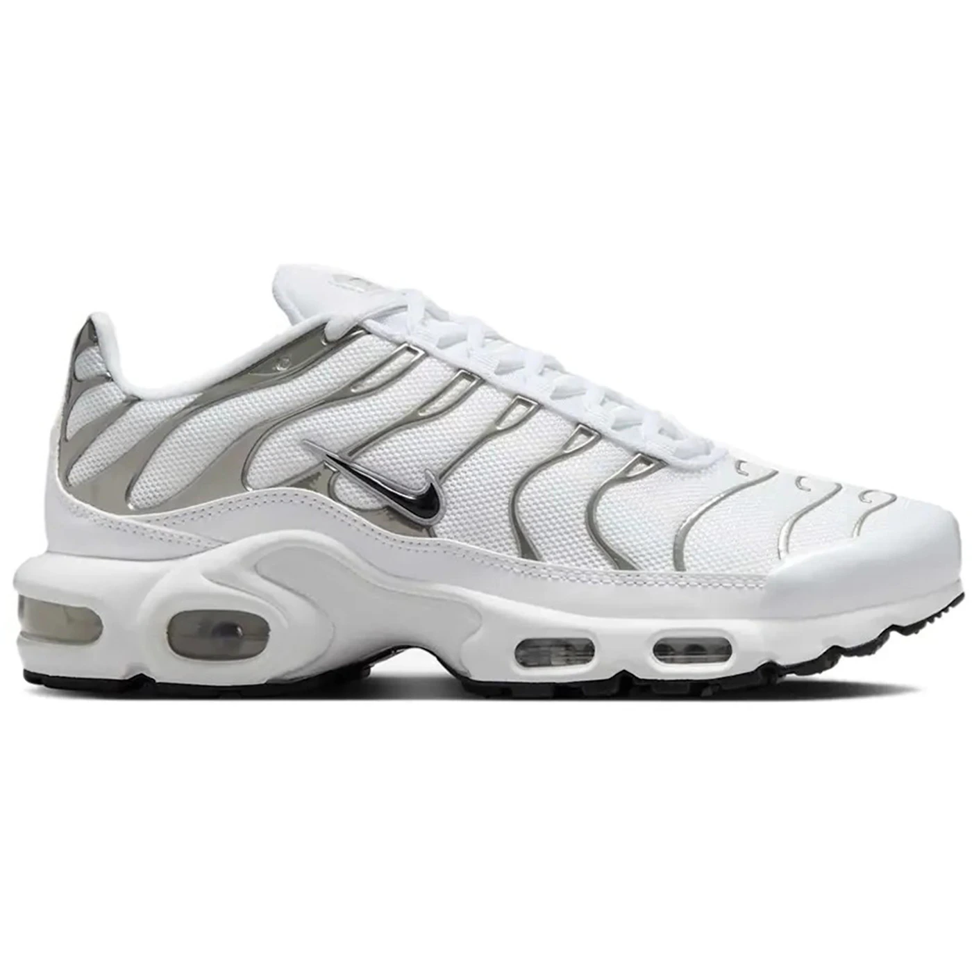 Nike Air Max Plus SE White Metallic Silver Womens 1